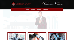 Desktop Screenshot of cordovanandgrey.com